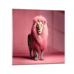 Schilderen op glas - En je bent niet meer bang - 70x70 cm