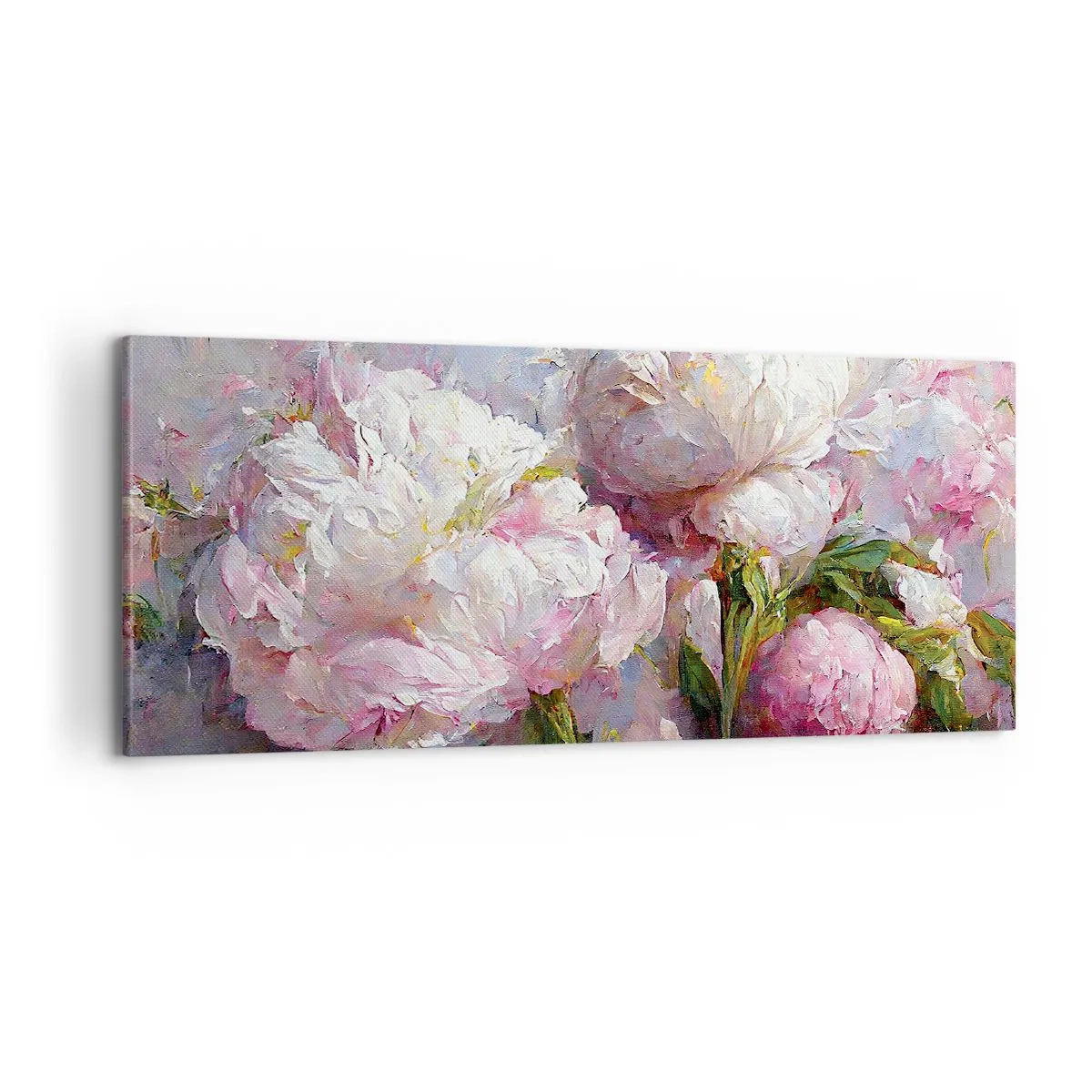 Schilderen op canvas - Een boeket vol leven - 100x40 cm