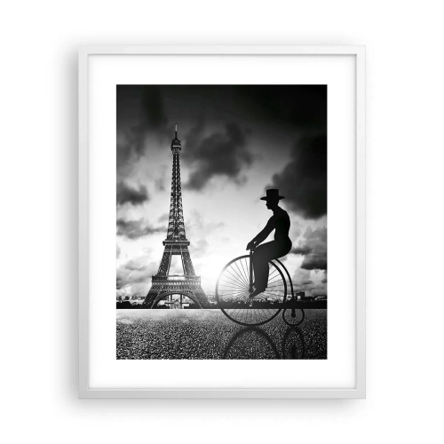 Poster in een witte lijst - Verlangen naar Belle Epoque - 40x50 cm