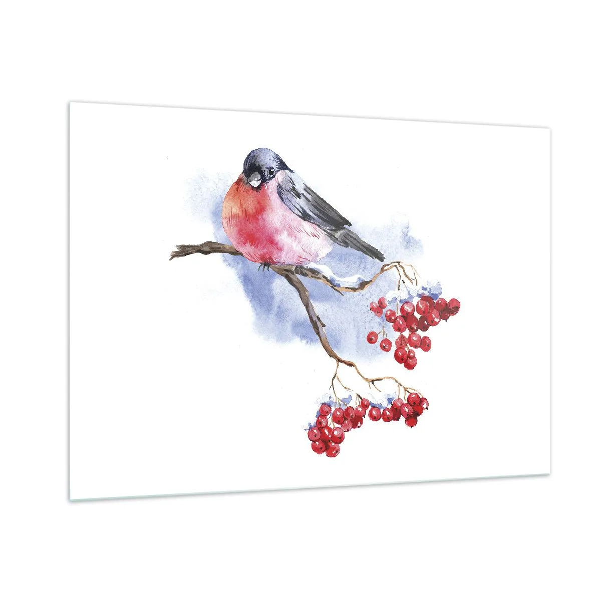 Schilderen op glas - Winter in kleur - 100x70 cm