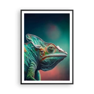 Poster in een zwarte lijst - Jij ziet mij? Niet goed… - 70x100 cm