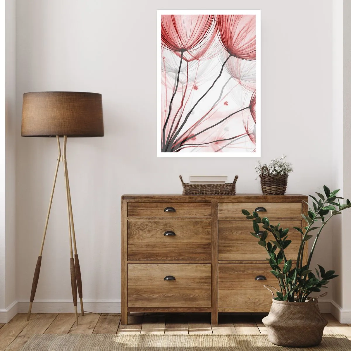 Poster - Vóór het vertrek - 40x50 cm