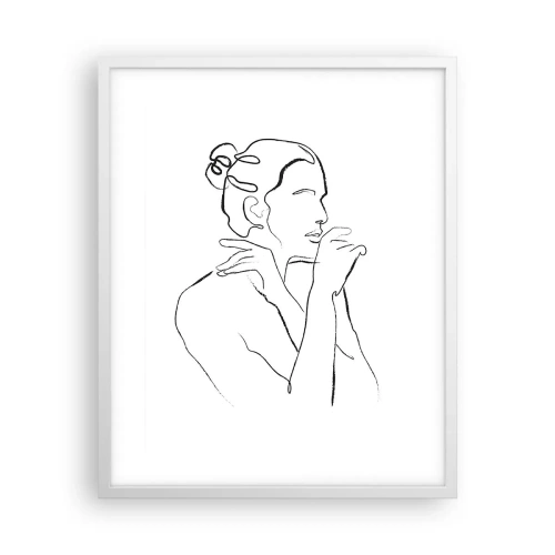 Poster in een witte lijst - Naakt: een sensueel mysterie - 40x50 cm