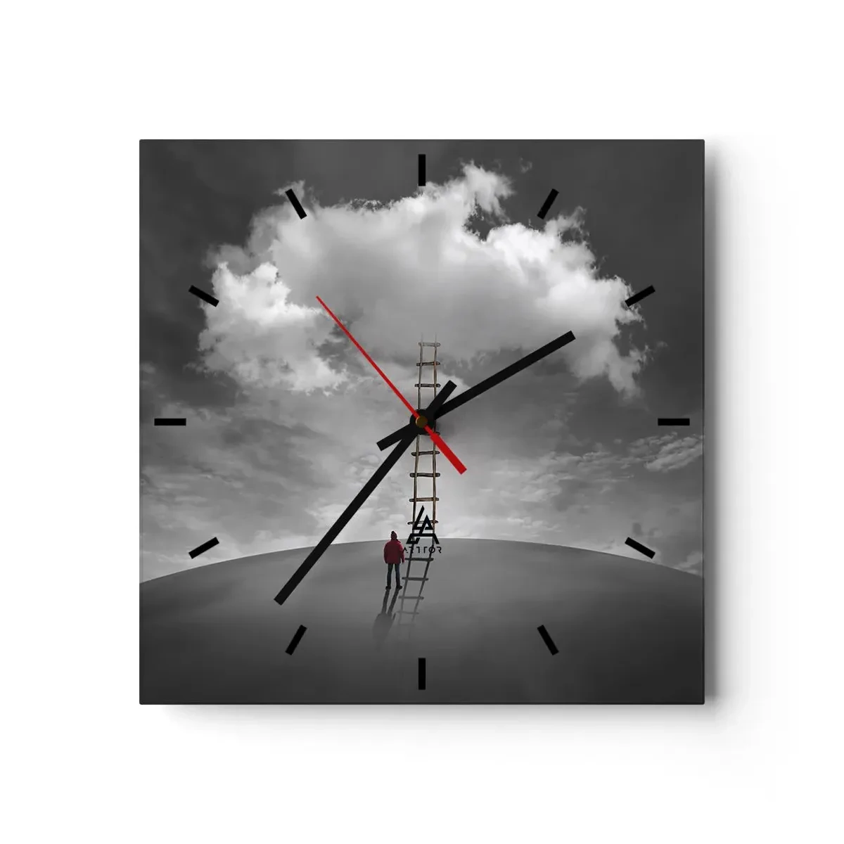 Wandklok - Klok - Alles is mogelijk - 30x30 cm