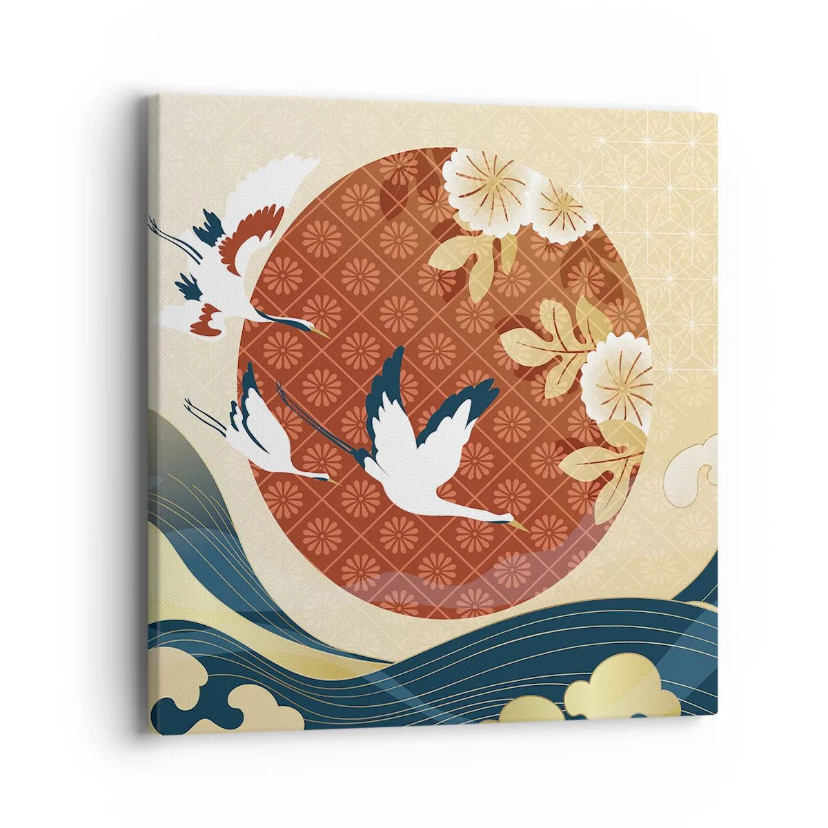 Schilderen op canvas - Japans sprookje - 40x40 cm