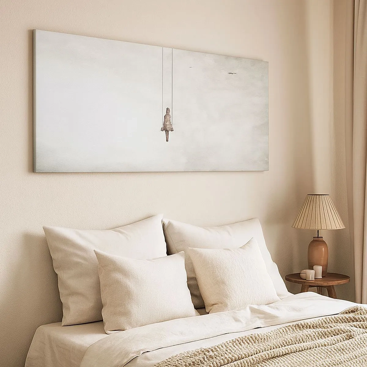 Schilderen op canvas - Een kind in ons - 100x40 cm