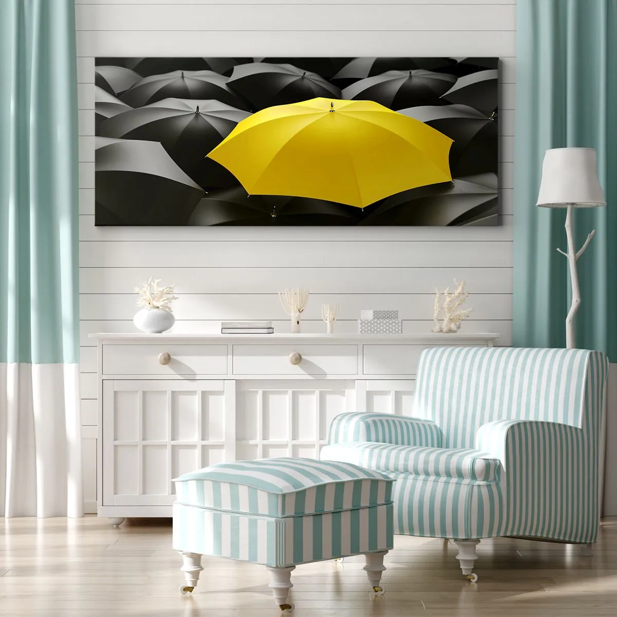 Schilderen op canvas - Vaarwel verdriet - 120x50 cm