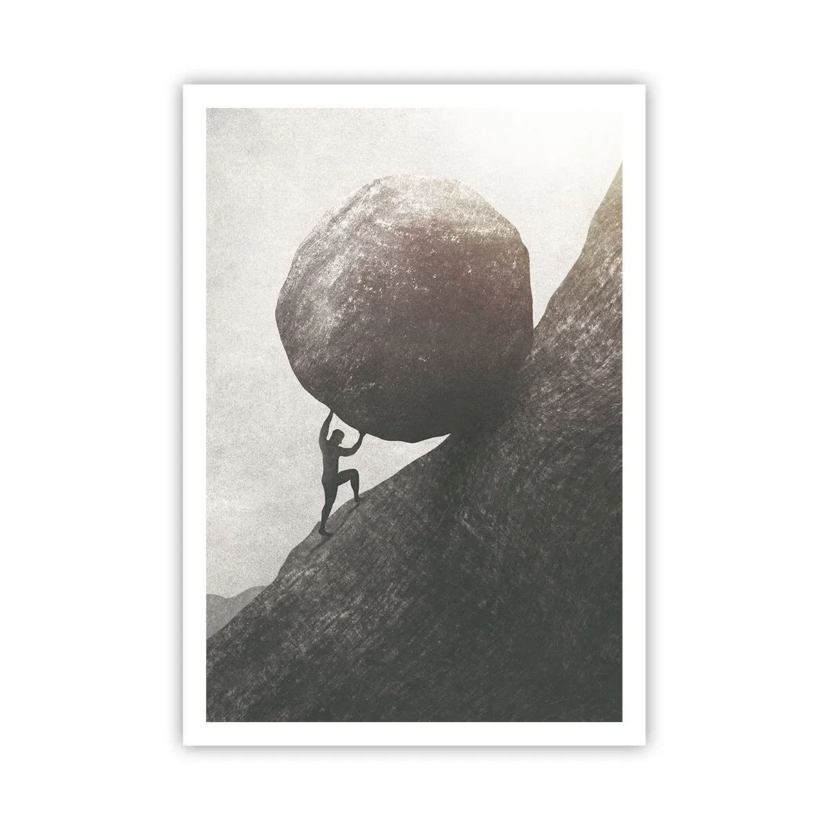 Poster - Ik geloof tegen alle hoop in - 70x100 cm