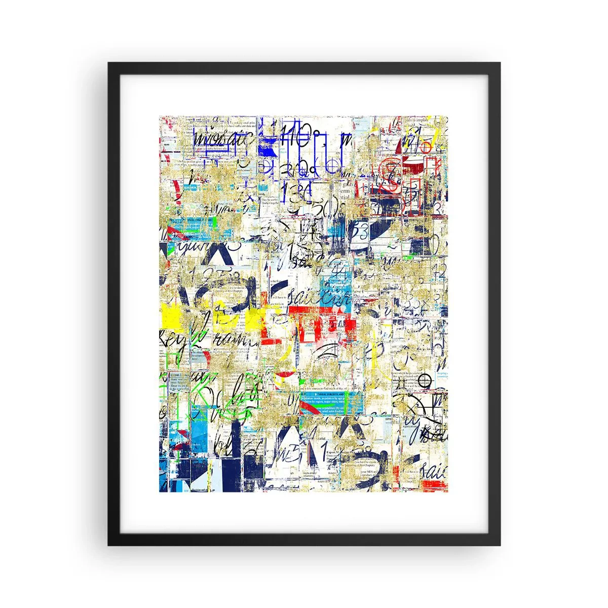 Poster in een zwarte lijst - Het is gewoon een lust voor het oog - 40x50 cm