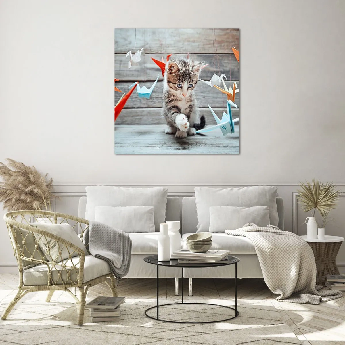 Schilderen op glas - Eerste les - 70x70 cm