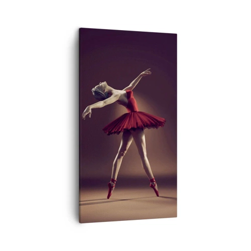 Schilderen op canvas - Een prima ballerina - 45x80 cm