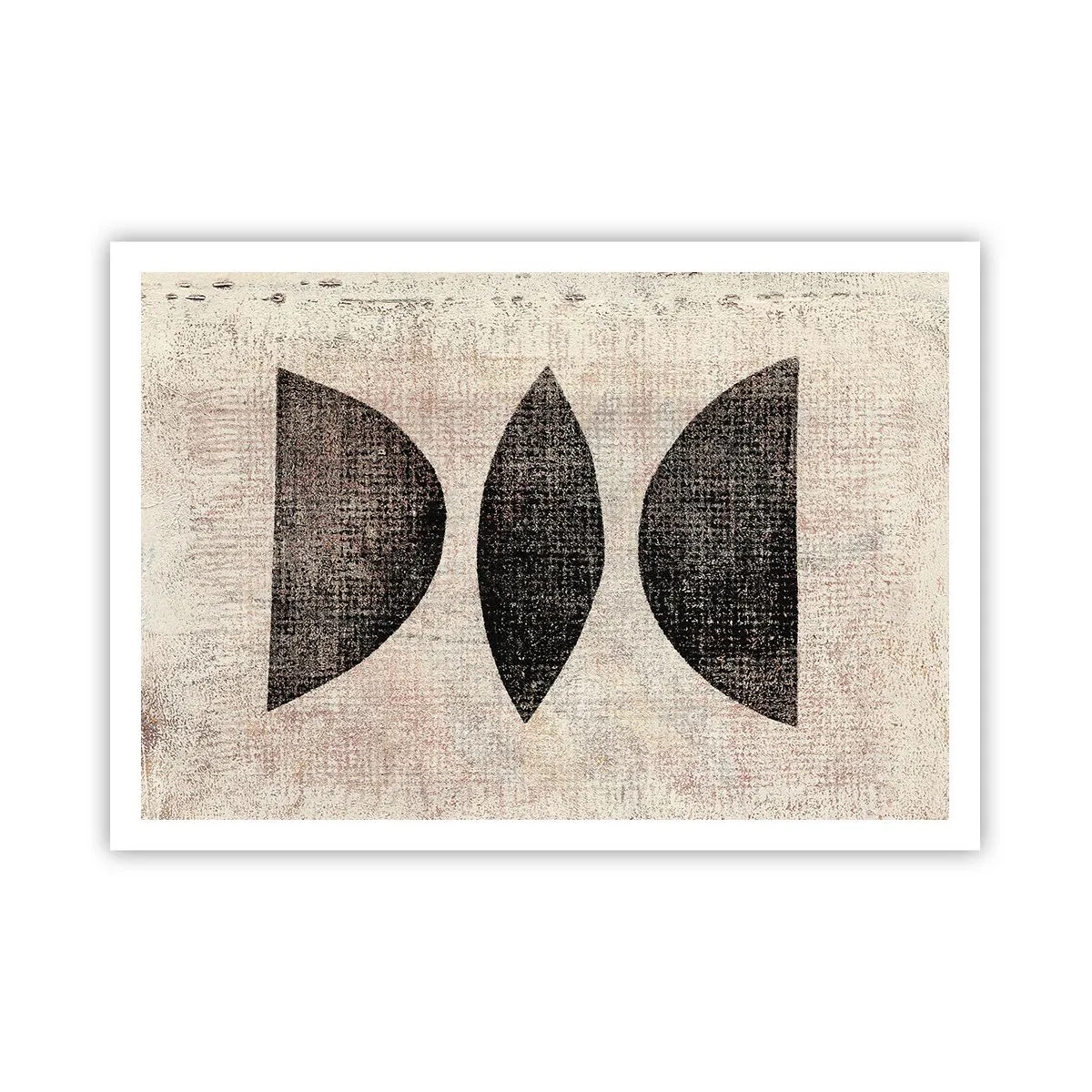 Poster - etnische abstractie - 100x70 cm