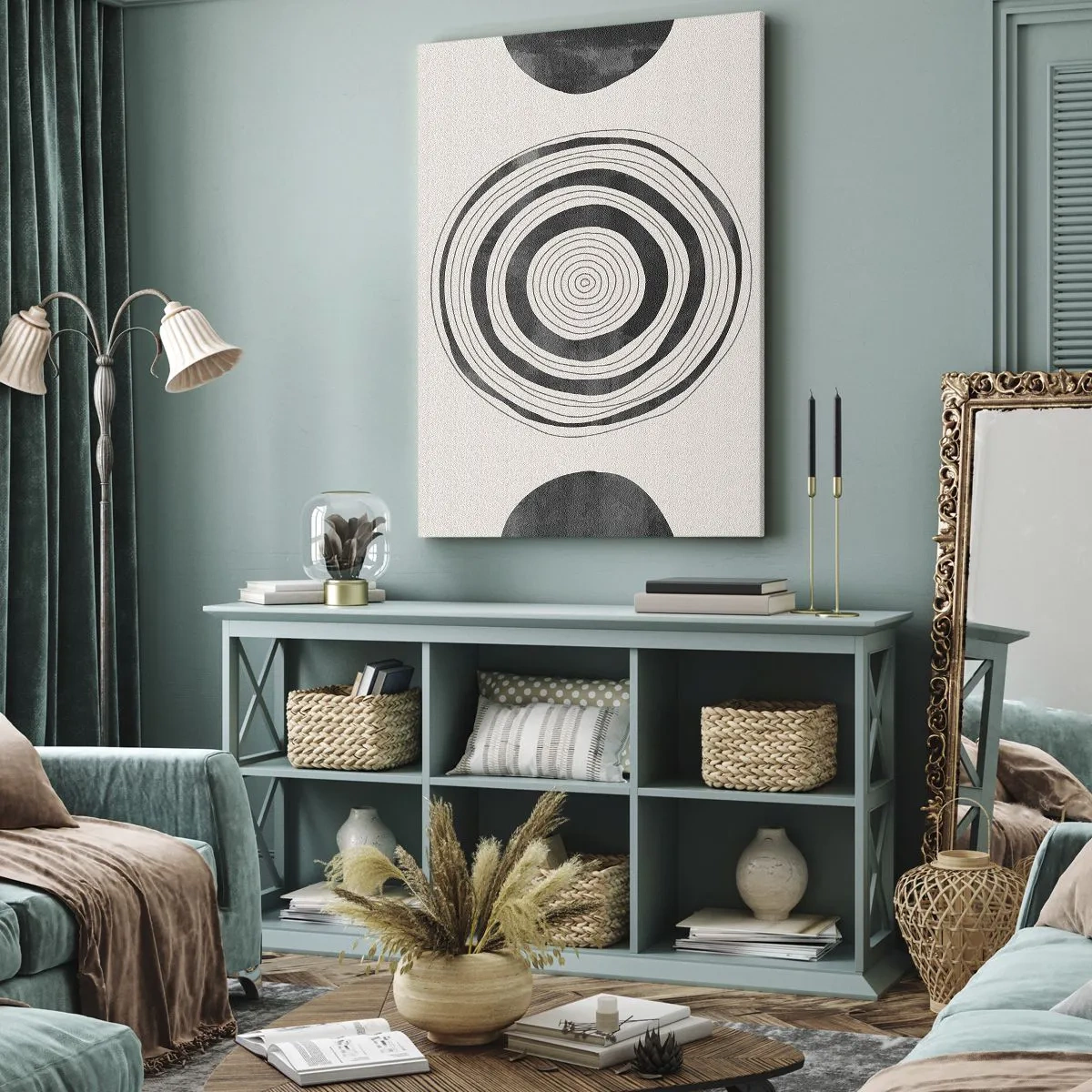 Schilderen op canvas - Wat belangrijk is, is wat er tussenin zit - 70x100 cm