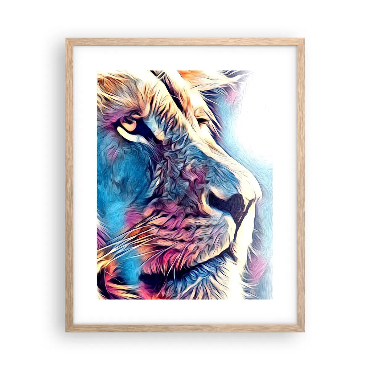 Een poster in een licht eiken lijst - De wijsheid van de natuur - 40x50 cm