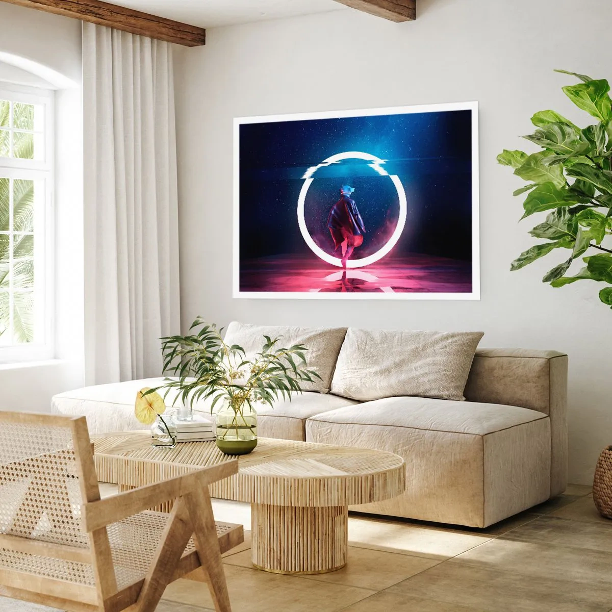 Poster - Tussen werelden - 50x40 cm