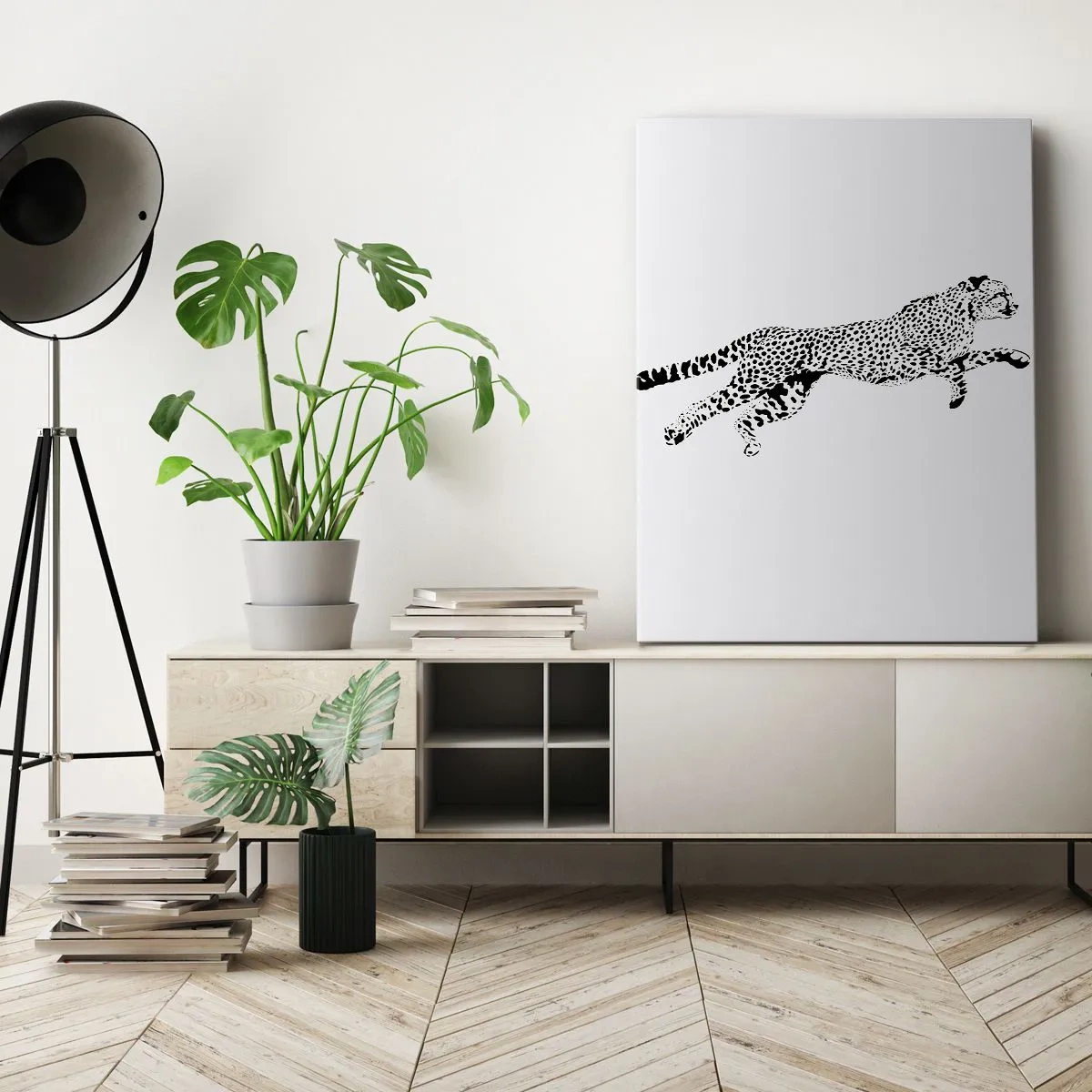 Schilderen op canvas - De snelste op aarde - 45x80 cm