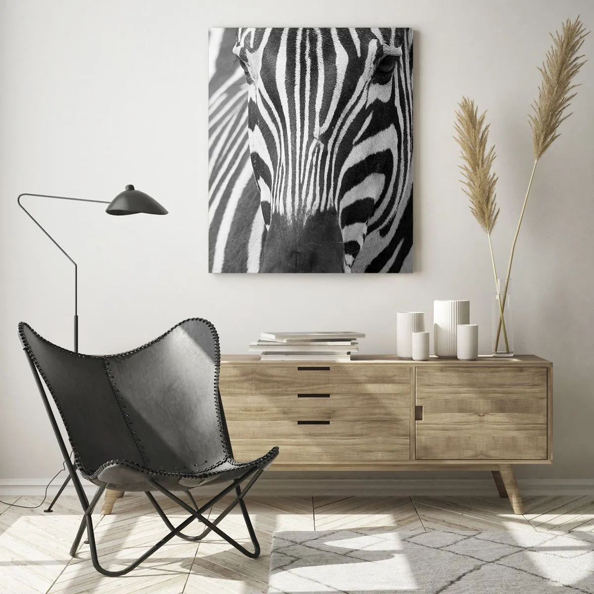 Schilderen op glas - De wereld is zwart-wit - 50x70 cm