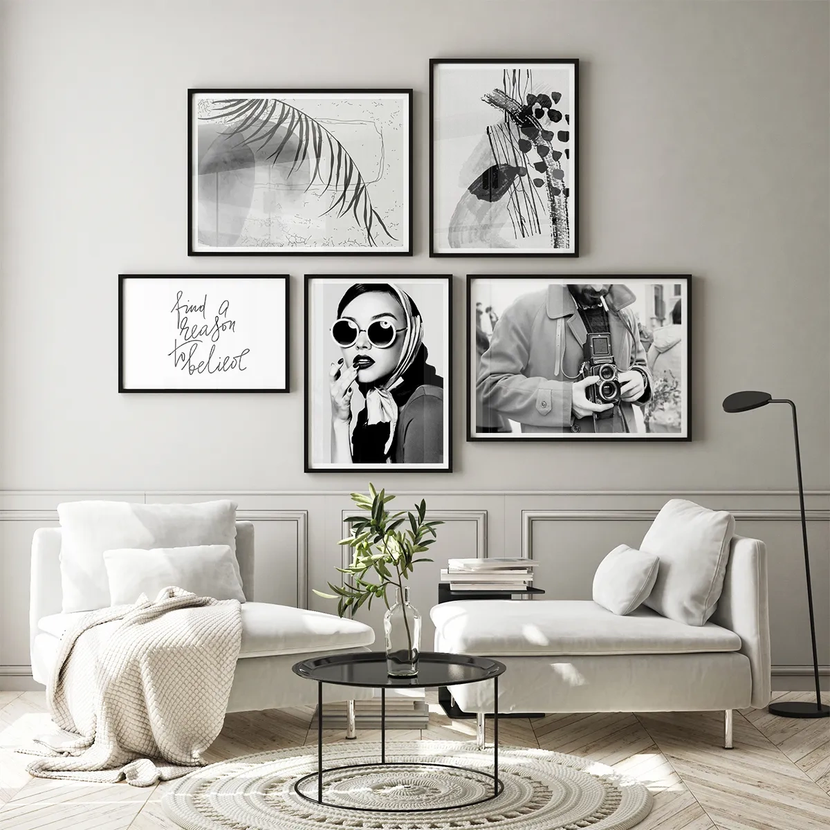 Black and white no. 1 - Inspiratie voor de woonkamer