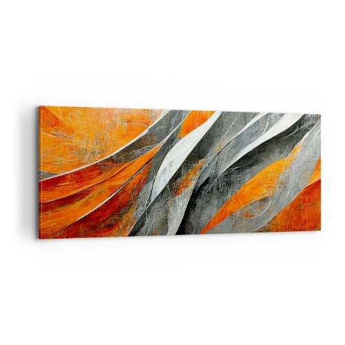 Schilderen op canvas - Hitte en koude - 100x40 cm