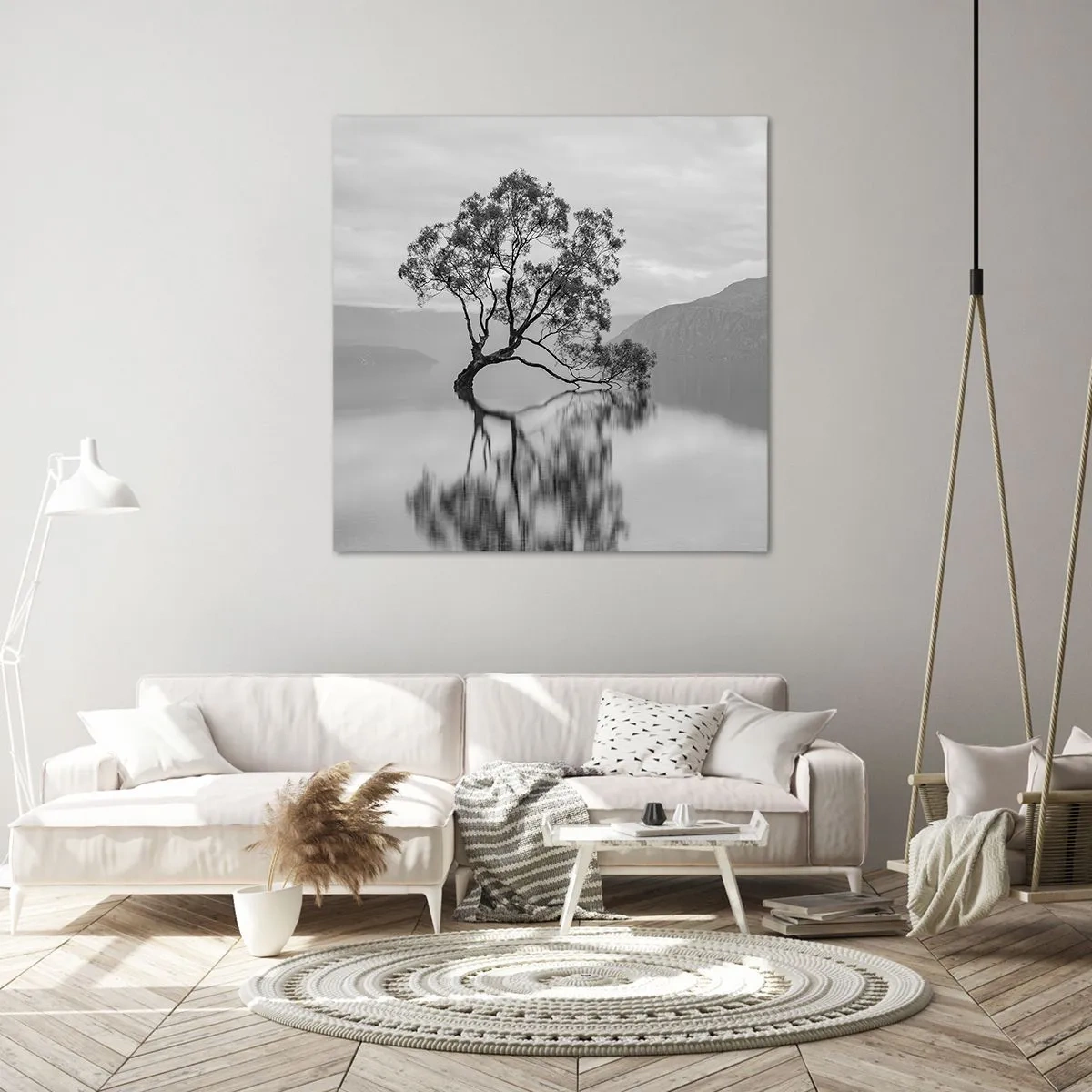 Schilderen op canvas - Er is zo'n land - 60x60 cm