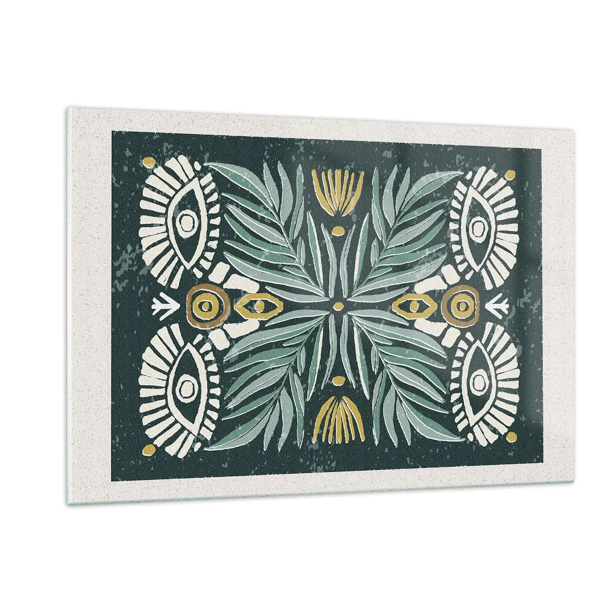 Schilderen op glas - Als een volksuitsnede - 120x80 cm