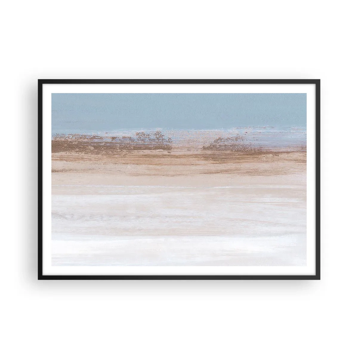 Poster in een zwarte lijst - Dubbelzinnig landschap - 100x70 cm