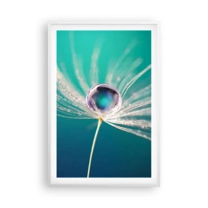 Poster in een witte lijst - Mystiek moment - 61x91 cm