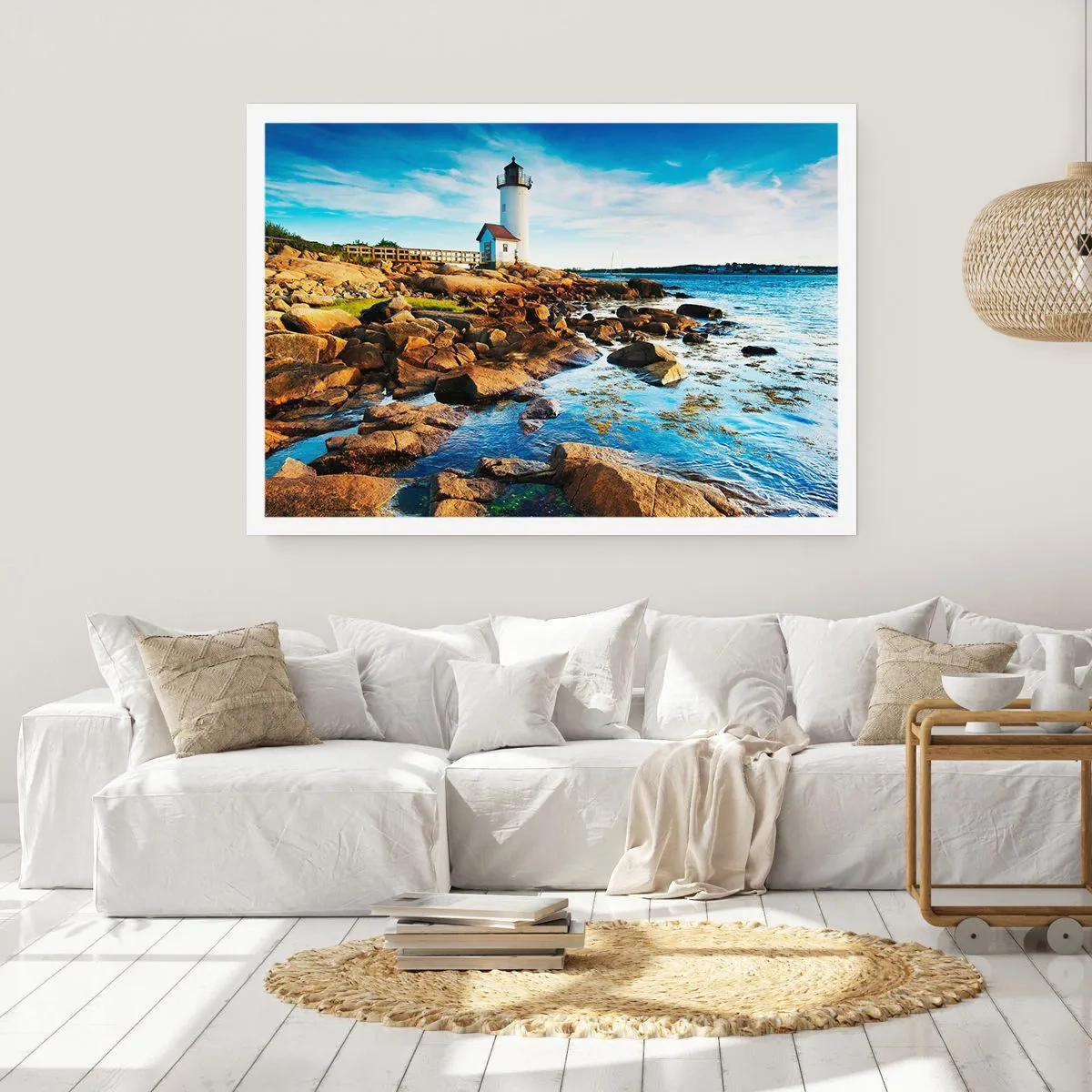 Poster - Kom blij terug, ik wacht - 70x50 cm