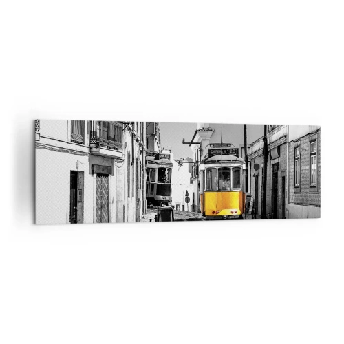 Schilderen op canvas - De geest van Lissabon - 160x50 cm