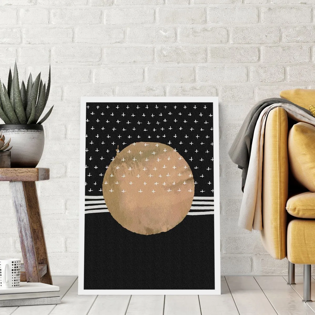 Poster - Samenstelling: galaxy-vlag - 40x50 cm