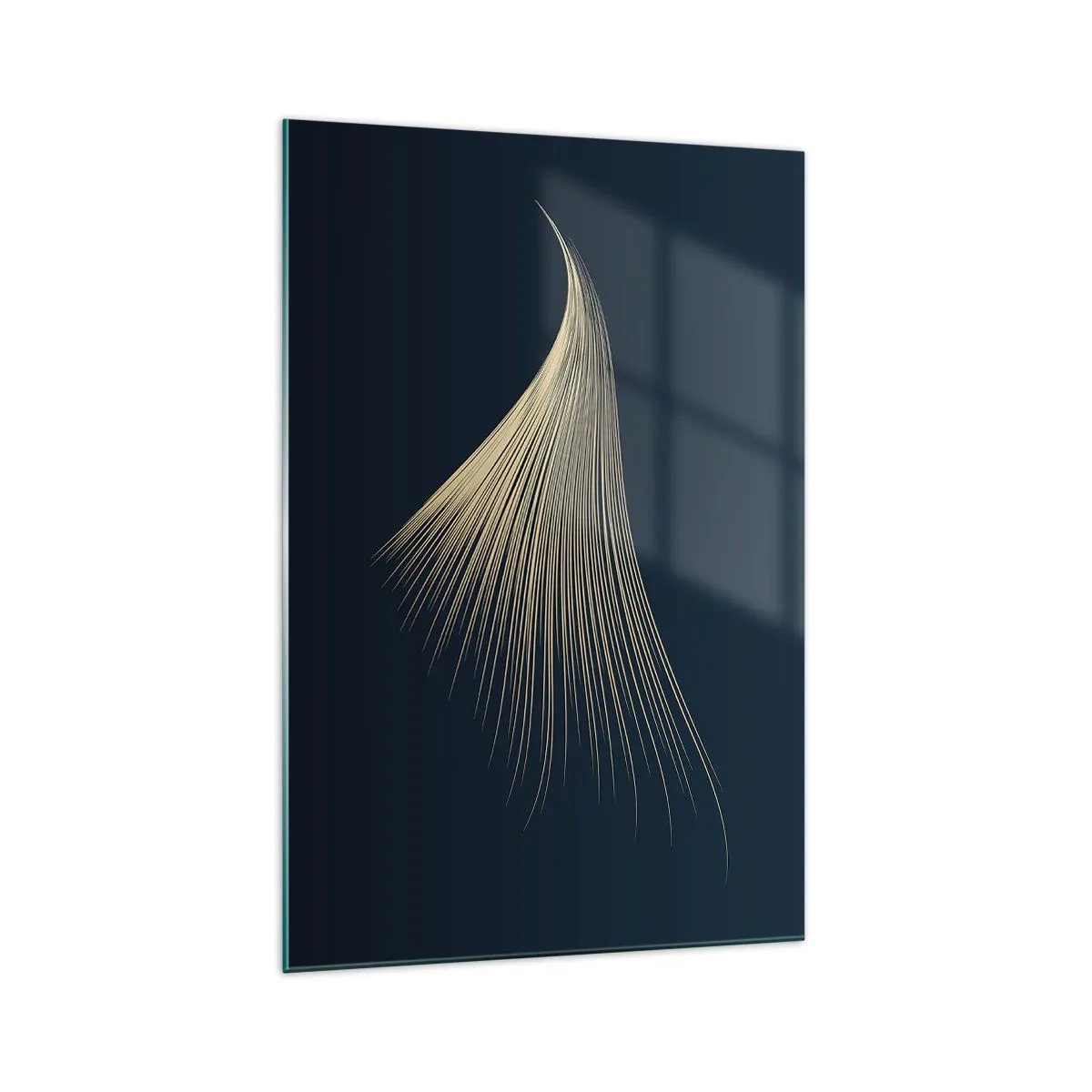 Schilderen op glas - Als het haar van een engel - 70x100 cm