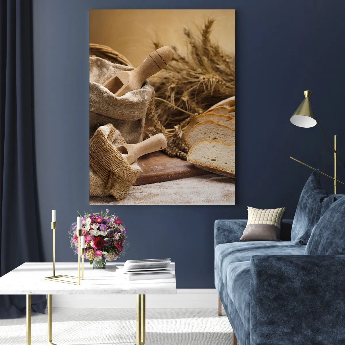 Schilderen op glas - Alsof met mes gesneden! - 80x120 cm