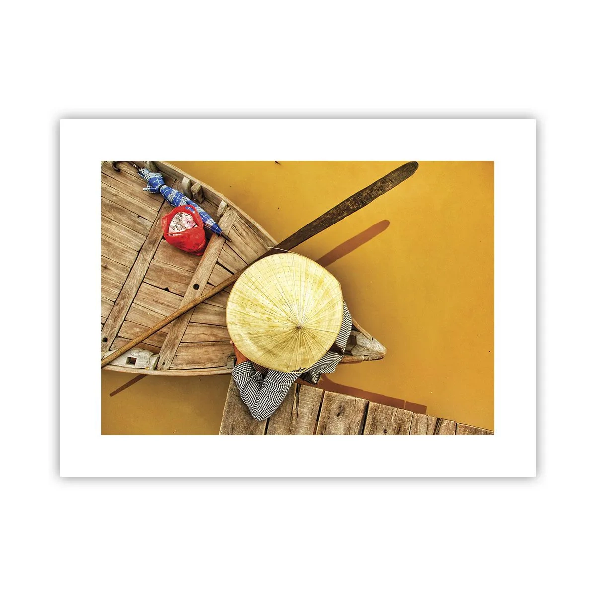 Poster - Het leven op de Gele Rivier - 40x30 cm