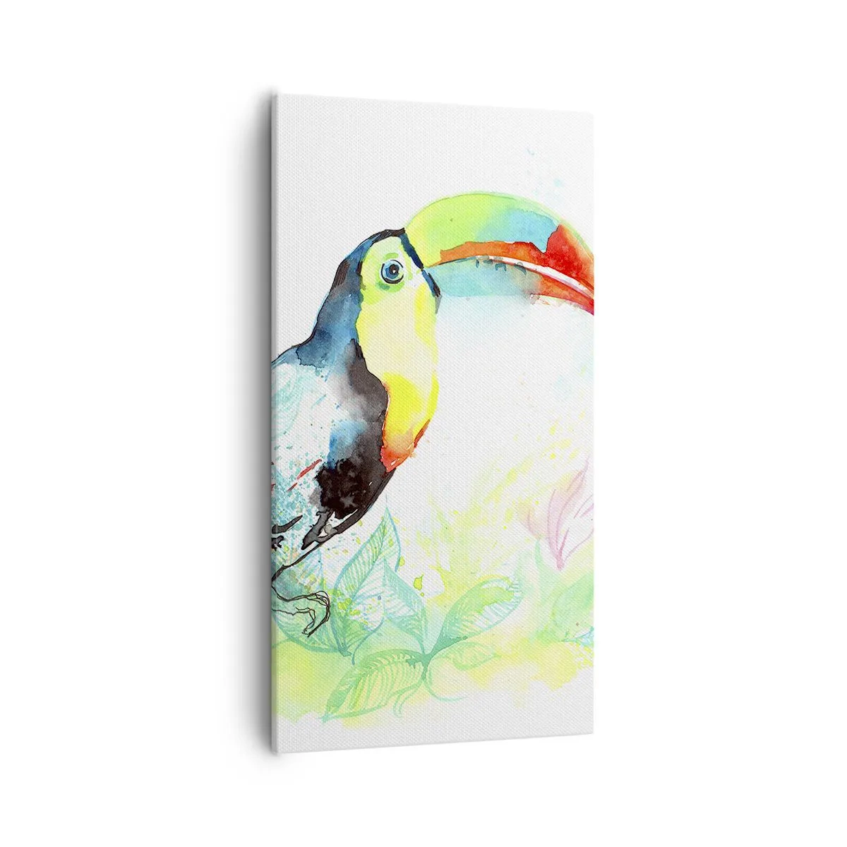 Schilderen op canvas - Zo kleurrijk als Zuid-Amerika - 55x100 cm