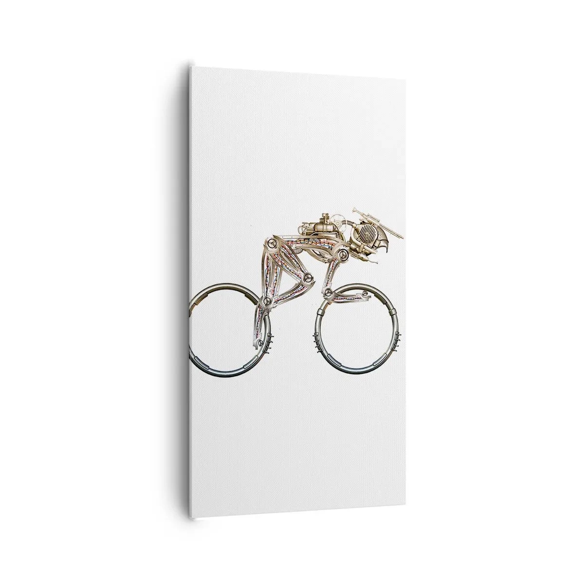 Schilderen op canvas - Een prachtige machine - 65x120 cm