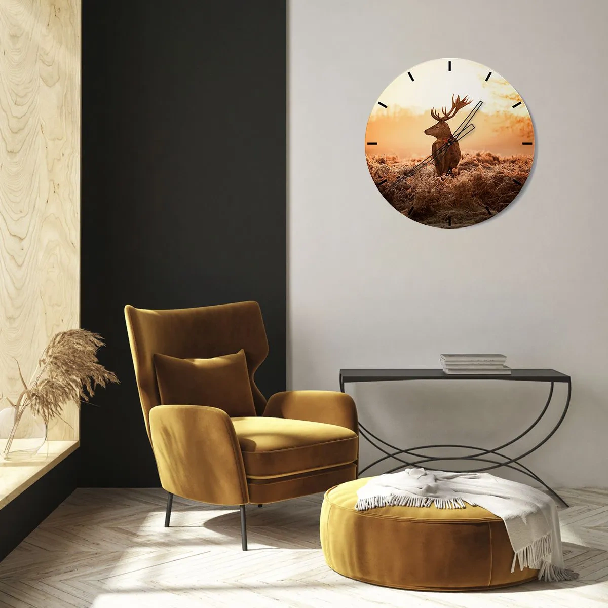 Wandklok - Klok - Heer van het landgoed - 30x30 cm