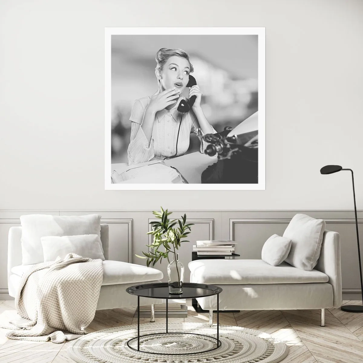 Poster - Hallo, het zijn de jaren 50. - 50x50 cm