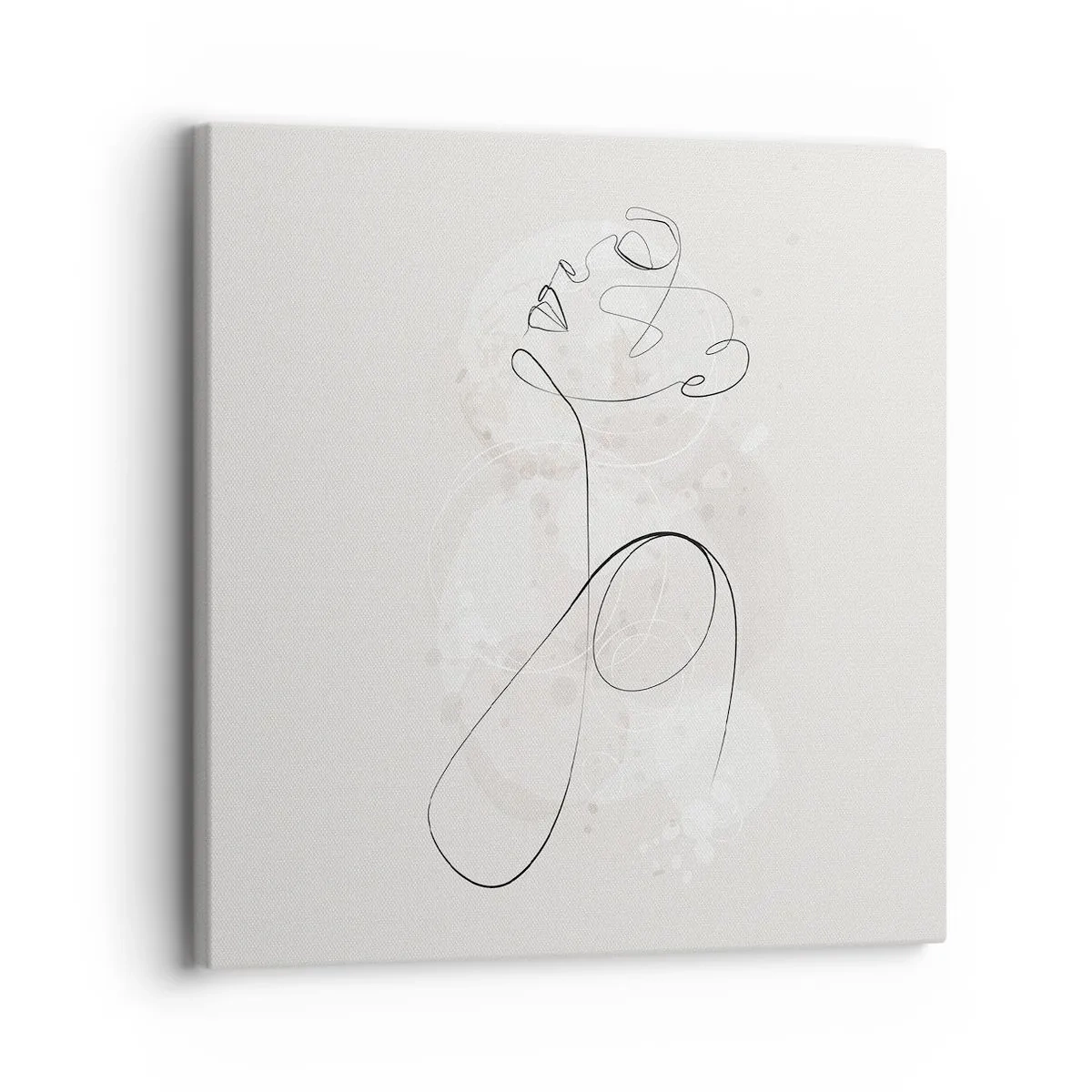 Schilderen op canvas - De spiraal van schoonheid - 30x30 cm