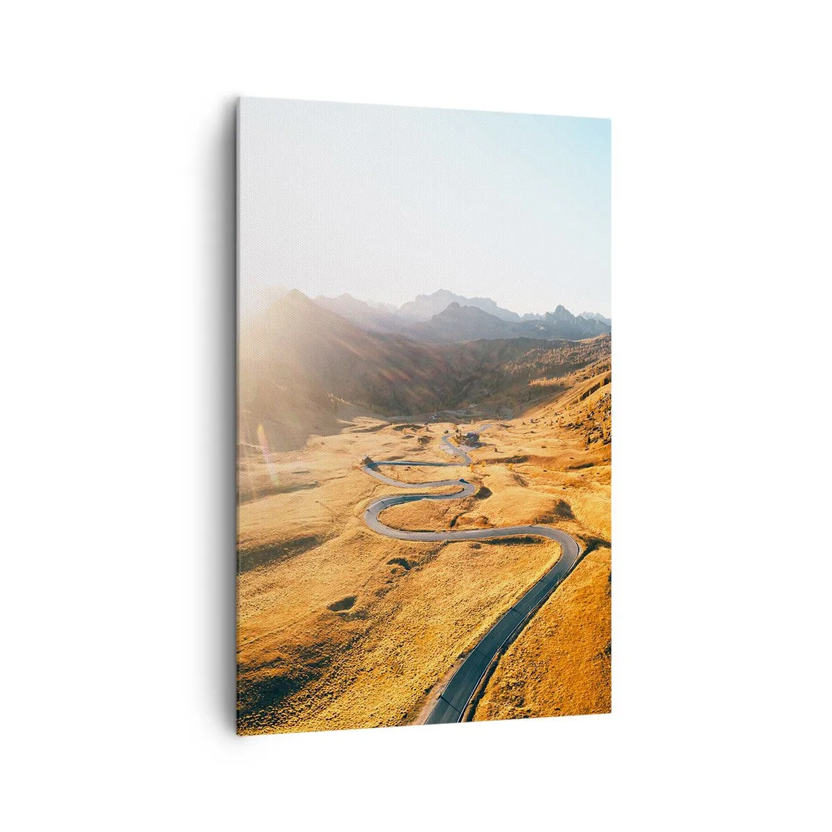 Schilderen op canvas - In een gouden vallei - 80x120 cm