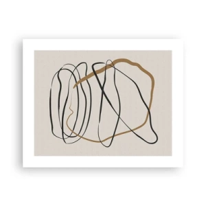 Poster - Compositie – loopdans - 50x40 cm