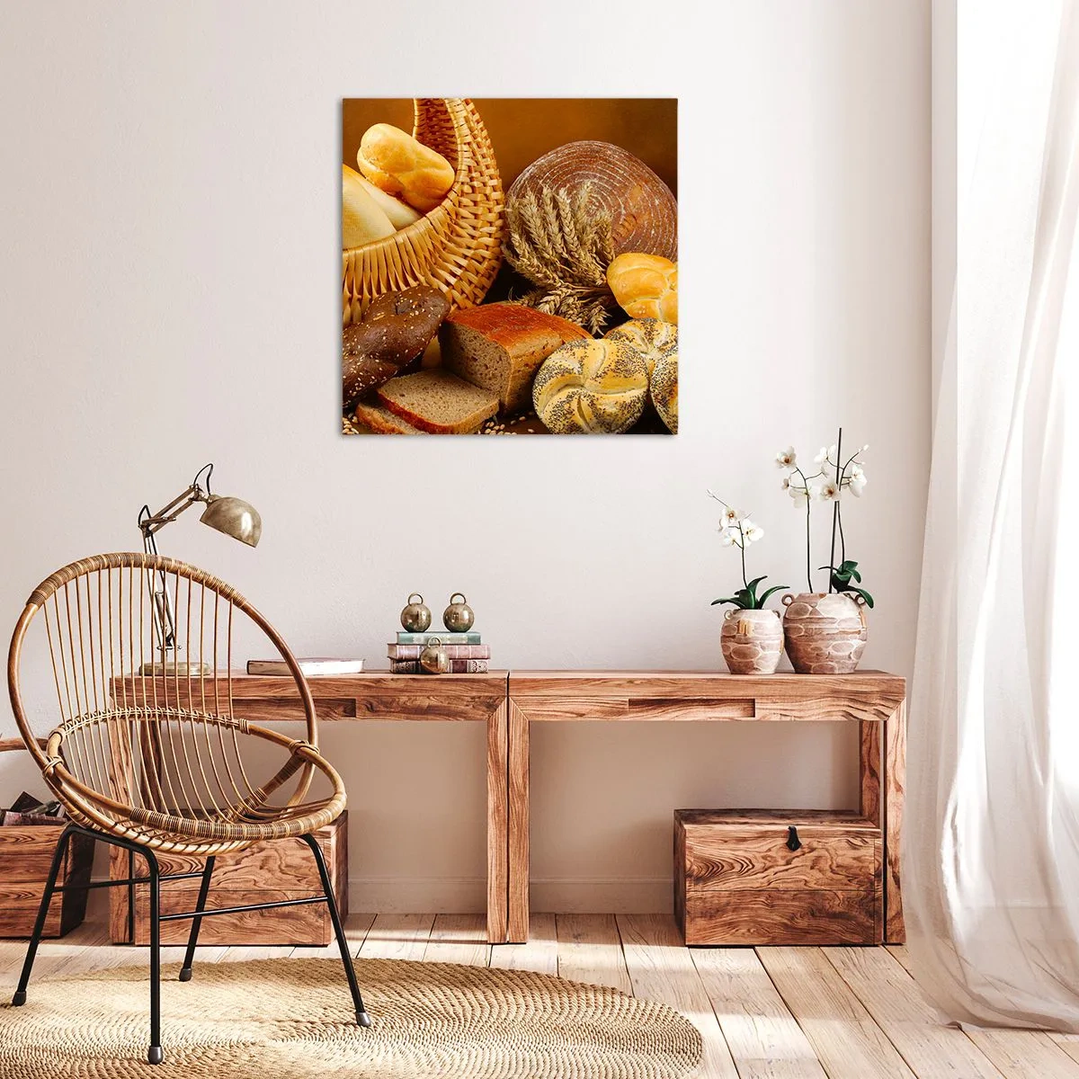 Schilderen op canvas - We kwamen er weer mee weg - 60x60 cm