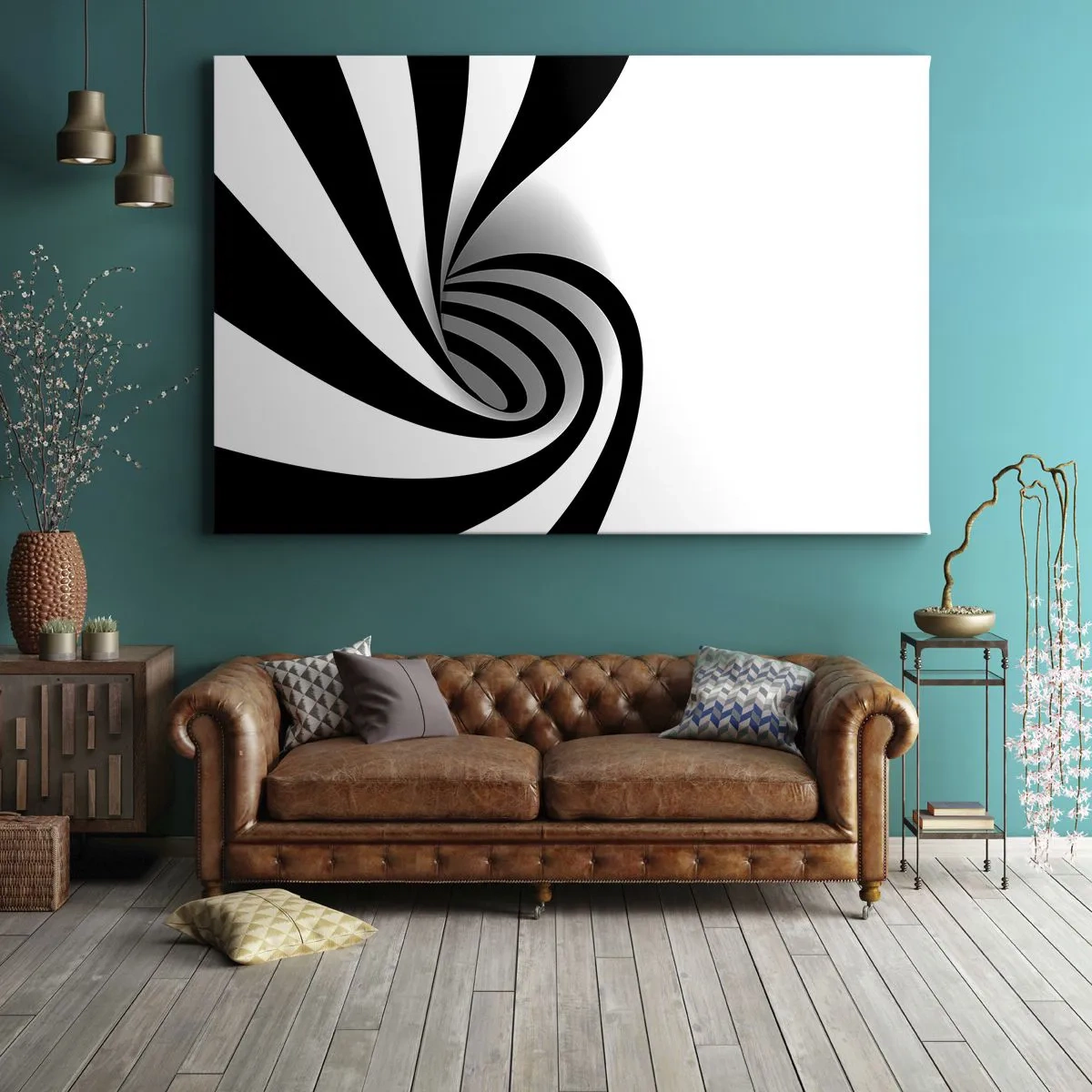 Schilderen op canvas - En toch draait het - 100x70 cm