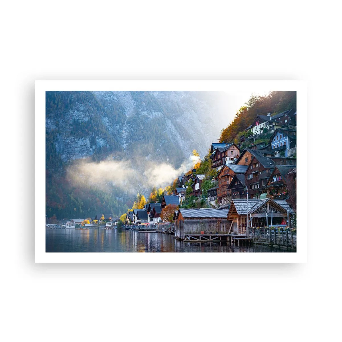 Poster - Alpine sfeer - 91x61 cm