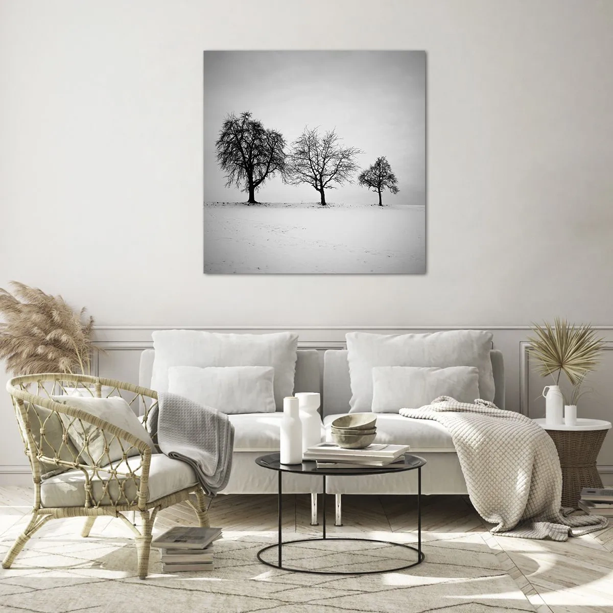 Schilderen op glas - Waar dromen ze over? - 70x70 cm