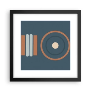 Poster in een zwarte lijst - De essentie van dingen - 30x30 cm