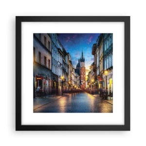 Poster in een zwarte lijst - Charme van Krakau - 30x30 cm