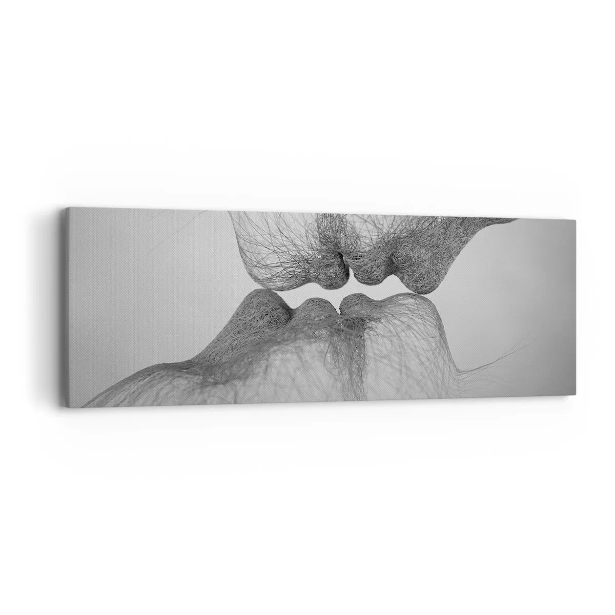 Schilderen op canvas - Kus van de wind - 90x30 cm