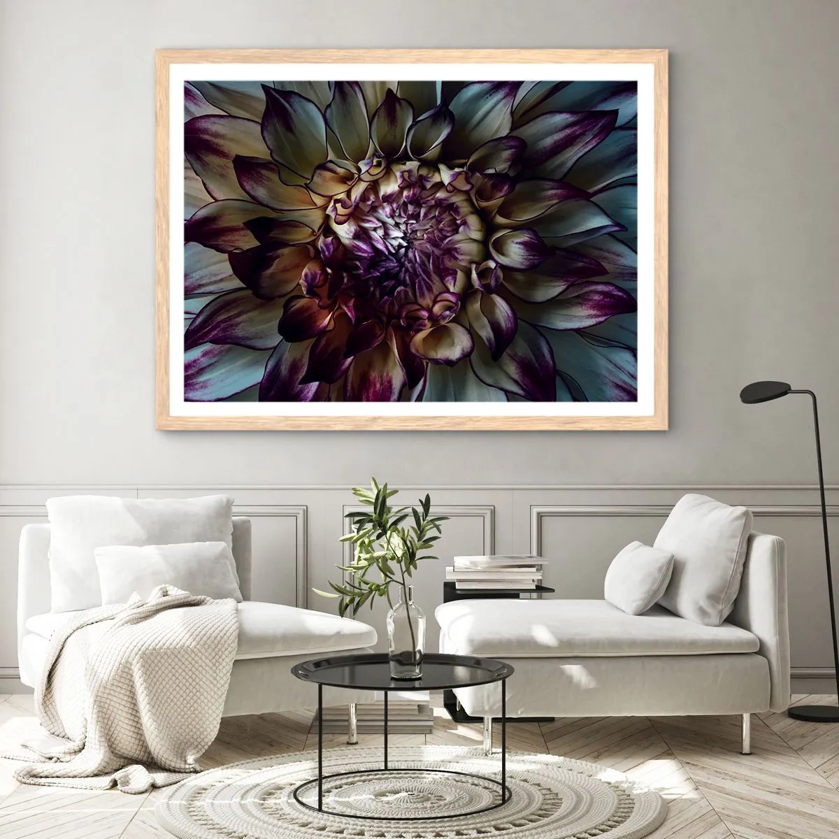 Een poster in een licht eiken lijst - De hoogtijdagen van de jeugd - 50x40 cm