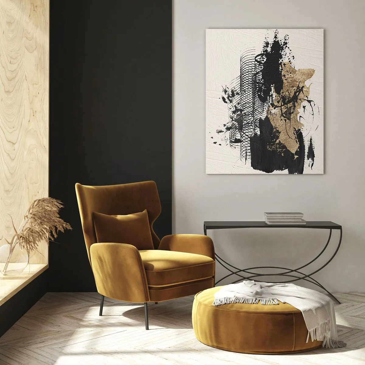 Schilderen op glas - Compositie met passie - 50x70 cm