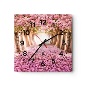 Wandklok - Klok - De weg naar het paradijs - 40x40 cm